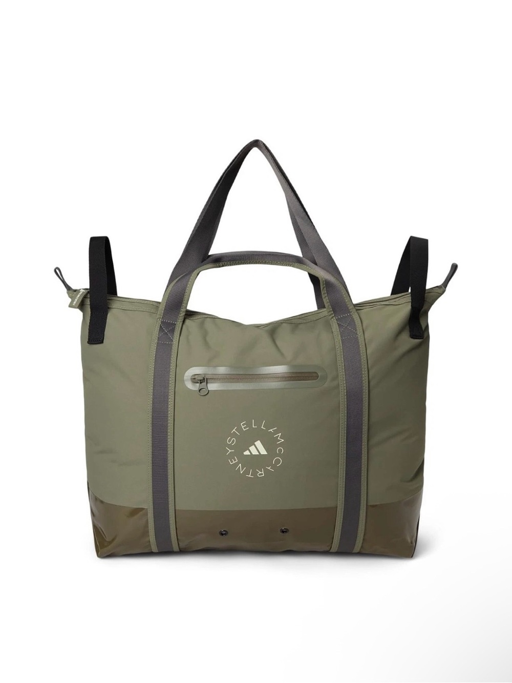 Adidas By Stella McCartney Tote Bag Travel Duffle Bag Olive Green 39.7 L JY4187